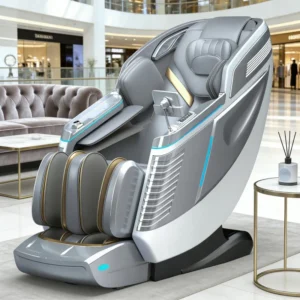 Luxury Electric Portable Modern Full Body Massager Dual Core 4D 3D SL Track Heated Massage Chair