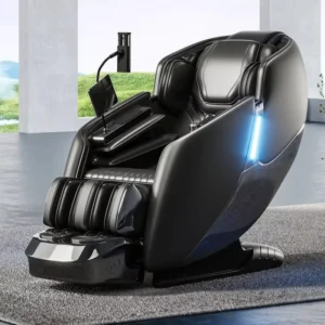 Luxury Electric Spa Massage Chair Full Body Multi Functional 3D 4D SL Track Zero Gravity Bluetooth Voice Control Hot Compress
