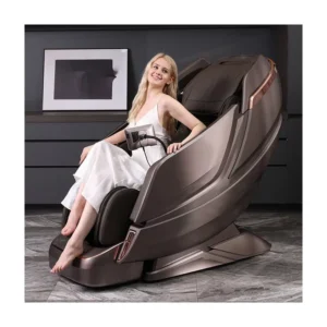 Luxury Electric Zero Gravity Full Body Massager Dual Core Massage Chair 4D SL Track Heated Massage Chair