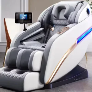 Luxury Full Body 4D Massage Chair Zero Gravity SL Track Modern Electric 3D Leather Head Neck Waist Foot and Back Massager