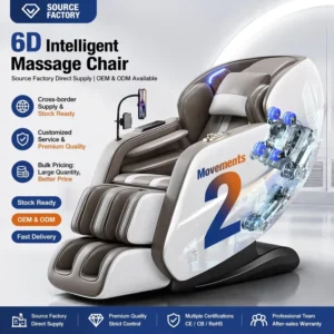 Luxury Full Body Dual Core Massage Chair Zero Gravity Spare Parts Space Capsule Portable and Foldable