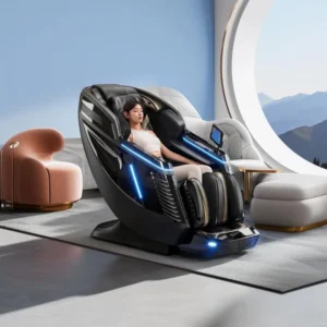Luxury Full Body Dual Core Massage Chair with Extended for Tall Users