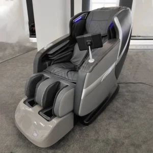 Luxury Full Body Electric Shiatsu Recliner with PU Leather and Silent Movement Zero Gravity SL Track Massage Chair
