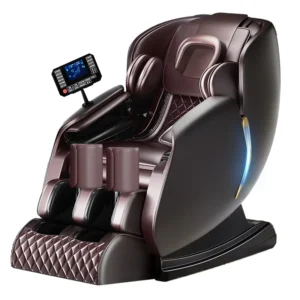 Luxury Full Body Massage Chair Hip Vibration Zero Gravity Recliner Featuring Shiatsu Musical Modern Leather Design Neck Foot