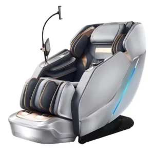 Luxury Full Body Massage Chair Zero Gravity Bluetooth Voice Control Heating Airbag Thai Stretch Health Monitor Relax Recliner
