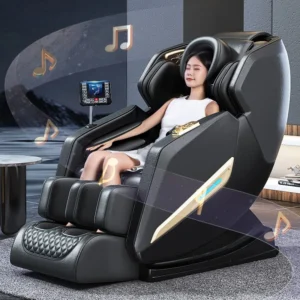 Luxury Full Body Massage Chair for Living Room with Airbag Compression and Bluetooth Music