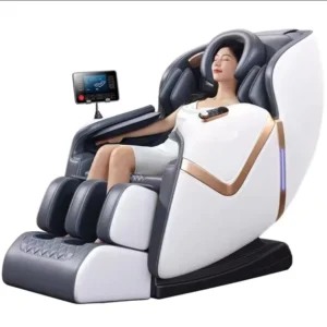 Luxury HIFi Bluetooth Music Full Body Airbag Zero Gravity Massage Chair with Armchair Features