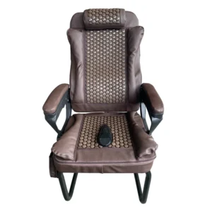 Luxury Healthy Spin Therapy Relax Full Body Tourmaline Thermal Electric Vibration Infrared Heating Office Massage Chair
