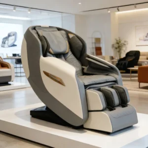 Luxury Heat Therapy Bluetooth Speaker SL Track Zero Gravity Full Body Airbag Intelligent Voice Control Massage Chair
