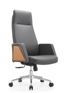 Luxury High Back Boss Chair with Integrated Massage and Heating Functions for Executive Suites