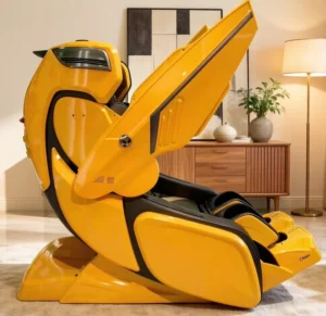 Luxury Highend Premium PU Leather Voice Control Zero Gravity Full Body Massage Chair 4D Heating Therapy Shiatsu Kneading Tapping
