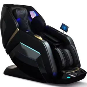 Luxury Home Spa Full Body 4D Zero Gravity SL Track Electric Shiatsu Massage Chair PU Leather Sofa Style Massager