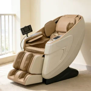 Luxury Home Use Electric SL Track Shiatsu Kneading Zero Gravity Infrared Physiotherapy Full Body Foldable Heating Massage Chair