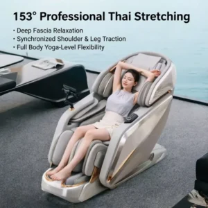 Luxury Intelligent 4D Full Body Electric Massage Chair SL Track Thai Stretching