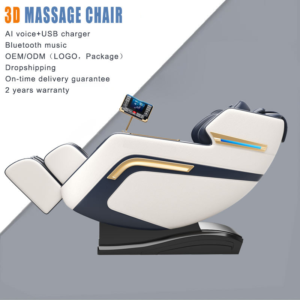 Luxury Intelligent 4D Full Body Electric Massage Chair with SL Track Thai Stretching Home 200kg