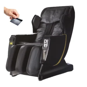 Luxury Leather Body Massage Chair Zero Gravity Debit Card Payment Bill Operated 2D Mechanism Vending Auto Mode Timing