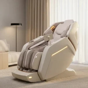 Luxury Leather SL Track 4D Full Body Zero Gravity Massage Chair with AI Control Neck & Leg Massage