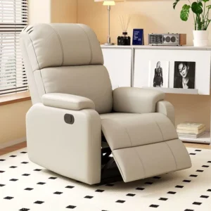 Luxury Living Room Leisure Sectional Furniture PU Leather Single Recliner Lounge Home Cinema Relax Massage Sofa Chair