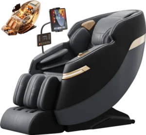 Luxury Massage Chair Full Body Massage Zero Gravity AI Voice Control Heating Function Breathing Light Electric Massage Chair