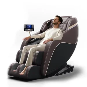 Luxury Meets Technology Modern Zero Gravity Massage Chair Shiatsu Heated Back Calves Foot Rollers Built in Speakers