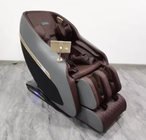 Luxury Modern 4D Full Body Zero Gravity Massage Chair Home Use PU Leather Wireless Remote Control Bluetooth System