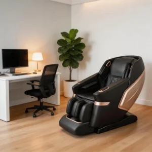Luxury Modern Full Body Shiatsu Massage Chair Zero Gravity Smart Rolling Portable Foldable Foot Spa Seat Air Pressure Waist Neck