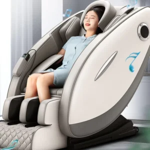Luxury Modern Multifunctional Air Pressure Massage Chair 4D Zero Gravity Heating Shiatsu Massage Chair for Head Foot Body
