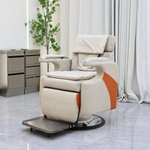 Luxury Modern Portable Electric Shampoo Chair with Lift & Recline for Hair Salon Spa & Hotel Beauty Care