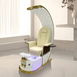 Luxury Modern Throne Professional High Back Foot SPA Massage Manicure Pedicure Chair for Nail Salon