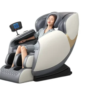 Luxury PU Leather 0 Gravity Electric 3D 4D 8D SL Track Salon Massage Chair Full Body