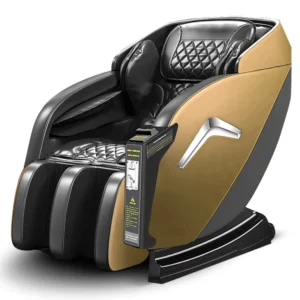 Luxury Portable Shiatsu Massage Chair Zero Gravity Recliner SL Track Foldable Foot Spa Full Body Leather Heated Waist