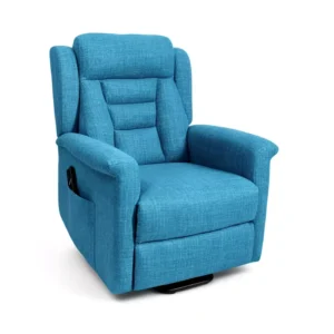 Luxury Power Electric Lift Riser Recliner Chair for Elderly Modern Design Wood Frame with Massage Feature and Headrest