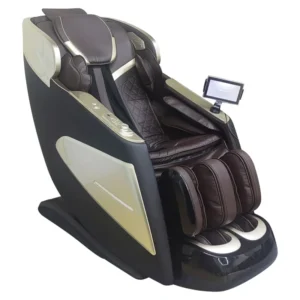 Luxury Recliner Massage Chair Bluetooth Speaker with Foot Roller and Air Compression