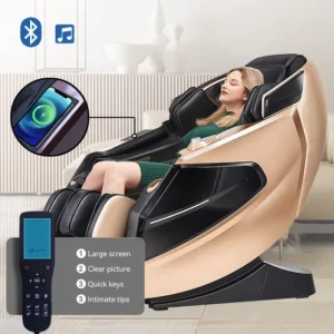 Luxury SL Space Capsule Zero Gravity Jade Wheel Electric Full Body 4D Massage Chair