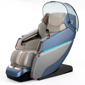 Luxury SL Track 3D Movement 4D AI Voice Body Detection Full Body Airbags Zero Gravity Massage Chair