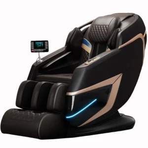 Luxury SL Track Air Pressure Shiatsu Chair Massager Electric Portable 4D Zero Gravity Music Full Body Massage Chair