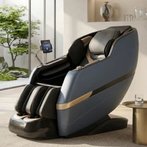 Luxury SL Track Shiatsu Zero Gravity Thai Stretch Full Body Electric 4D Massage Chair with Remote Control