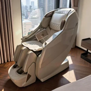 Luxury Shiatsu Full Body 2D Zero Gravity Triple Actuator Motorized Calf Kneading Flexible Track Intelligent Massage Chair