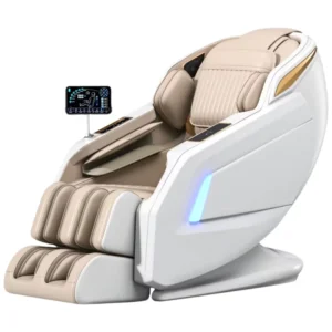 Luxury Shiatsu Massage Chair Full Body Zero Gravity Seat with Touch Screen Control and AI Talk for Older Adults