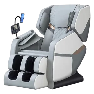 Luxury Shiatsu Massage Chair With Foot Spa Full Body Smart Massage Seat Modern Style Foldable Chair Body Massager