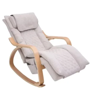 Luxury Shiatsu Recliner Massage Chair with Body Massage Function Portable Design CE Certified Grey 36W