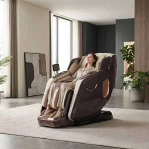 Luxury Slip On High End Electric 4D 3D Zero Gravity Massage Lounge Chair High Quality