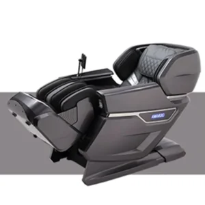 Luxury Smart SL Track Electric 4D PU Leather Shiatsu Massage Lounge Chair Zero Gravity Full Body Kneading Airbag Home Office