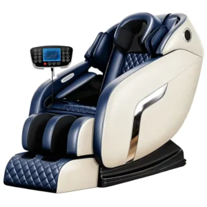 Luxury Smart Zero Gravity Full Body Massage Chair with Hot Air Compression Foot Rollers Bluetooth Music OEM ODM Supported Massager Recliner