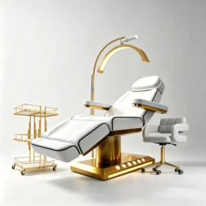 Luxury Spa Electric Heating Massage Table Medical Treatment Esthetician Aesthetic Facial Beauty Lash Bed for Salon