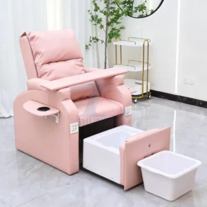Luxury Spa Massage Recliner Chair Pipeless Pedicure Foot Care Chair With Pedicure Basin Massage Foot Chair No Plumbing