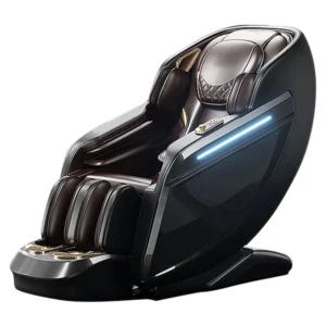 3D Massage Chair Full Body Zero Gravity Heated Recliner 40 Airbags Shiatsu Knead Foot Rollers Voice APP Control 20 Auto Modes