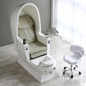 Luxury White Beauty Salon Electric Massage Egg Pedicure SPA Chair for Sale