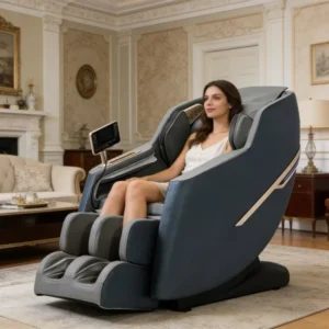 Luxury Zero Gravity Commercial & Home Use Full Body Massage Chair with SL Track AI Voice Control & Foot Rollers