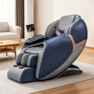 Luxury Zero Gravity Full Body Electric Shoulder Massager Home Air Pressure 8D Chair with Heat PU Leather Material